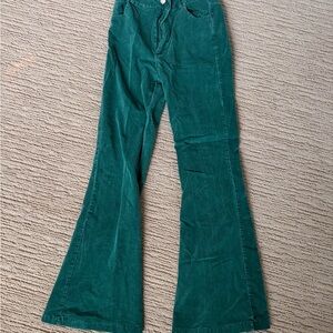 Princess Polly Teal Flare Jeans